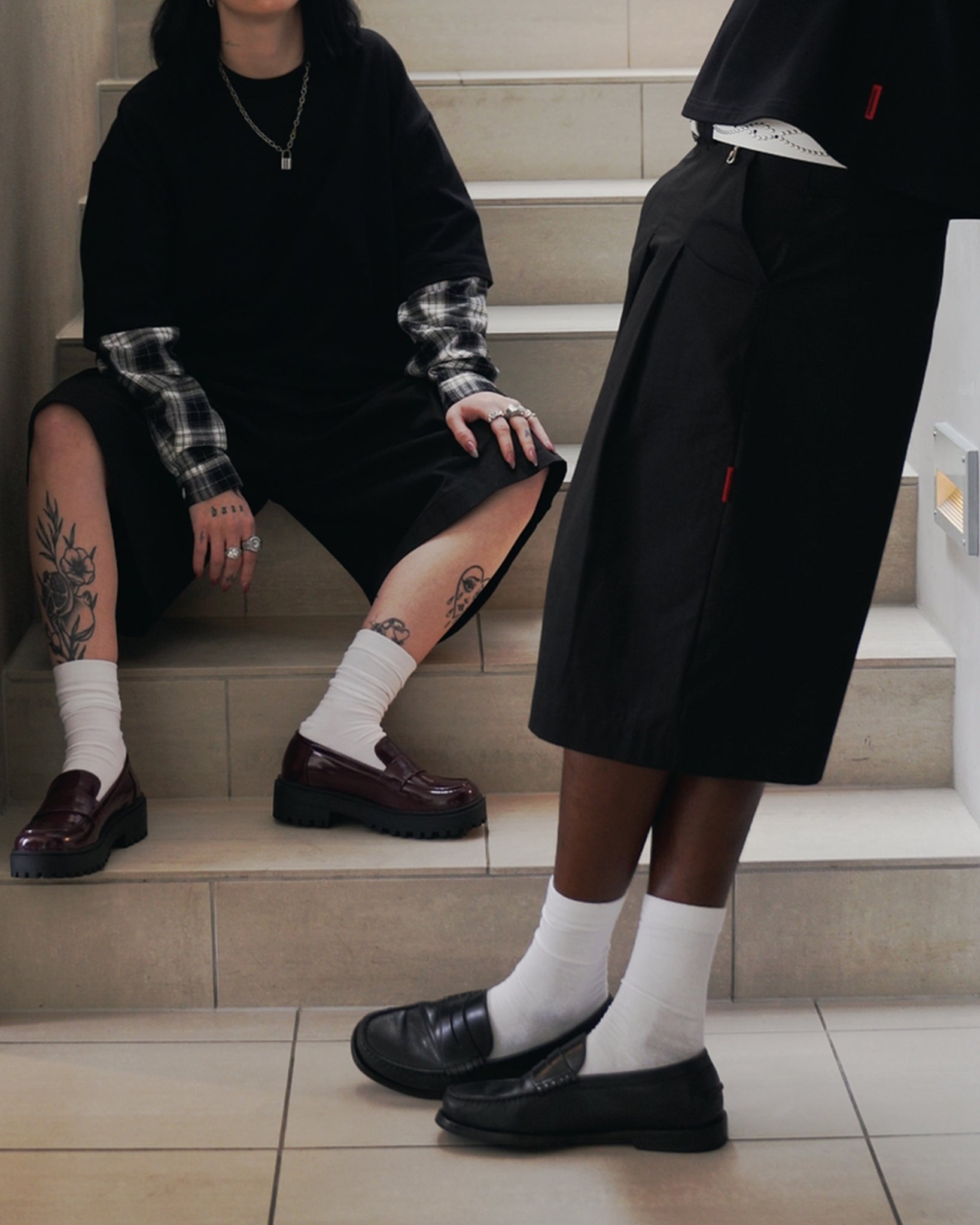 SHIBUYA Pleated Short (Black)