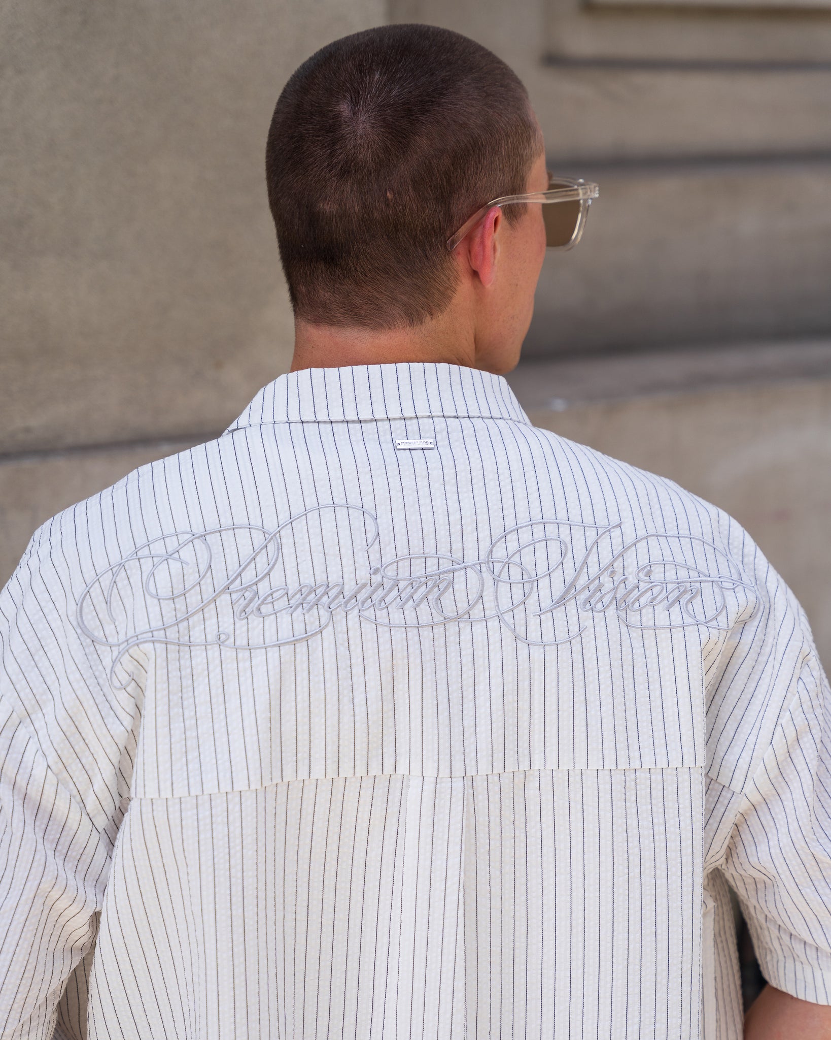 VISION Button-Up Shirt (White)