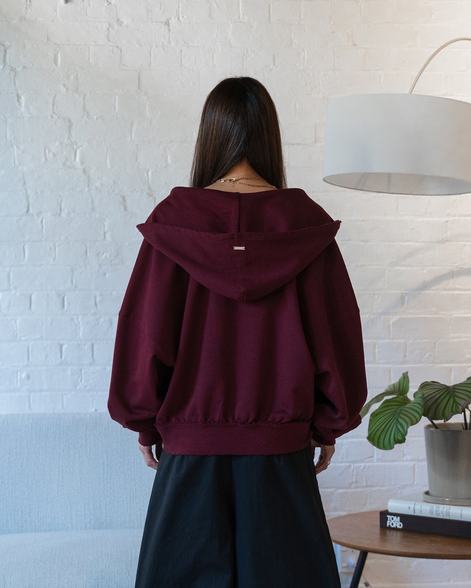 ATHLETICA Dual-Zip Hoodie (Wine)